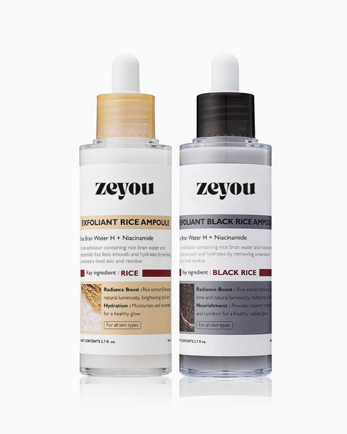 Rice Peel Shot Duo | White & Black Rice